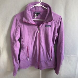 Patagonia Lilac Full Zip Fleece Jacket